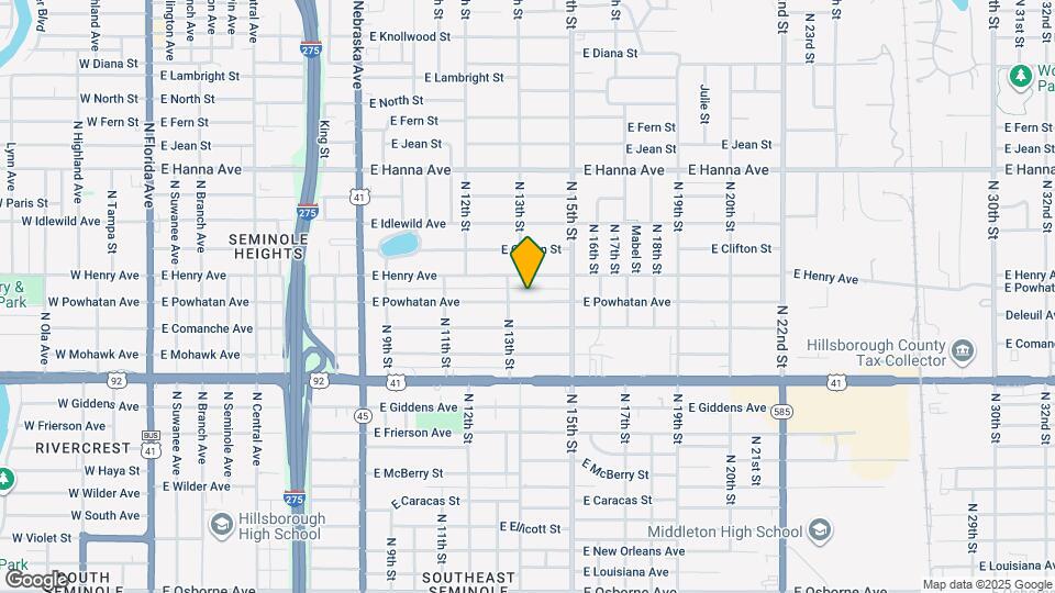 1408 E Powhatan Ave Map and Location Details