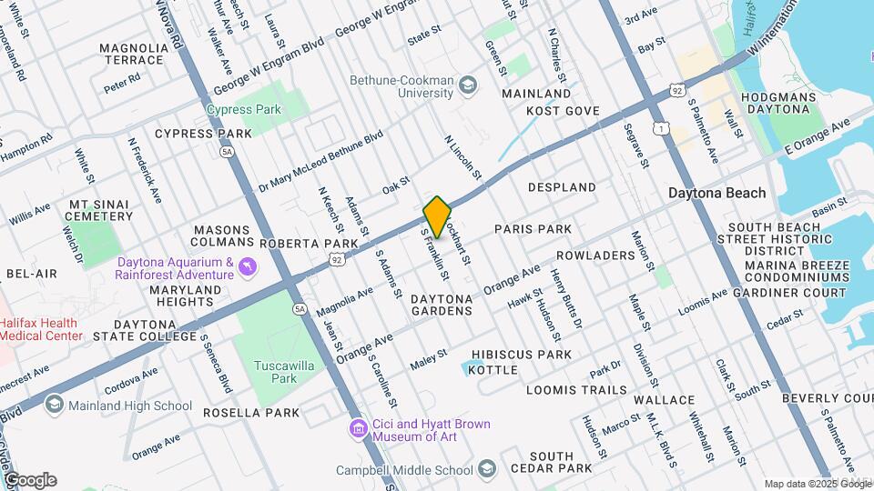 137 S Franklin St Map and Location Details