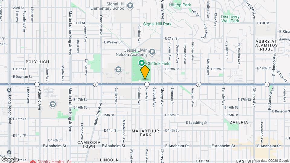 1815 Rose Ave Map and Location Details