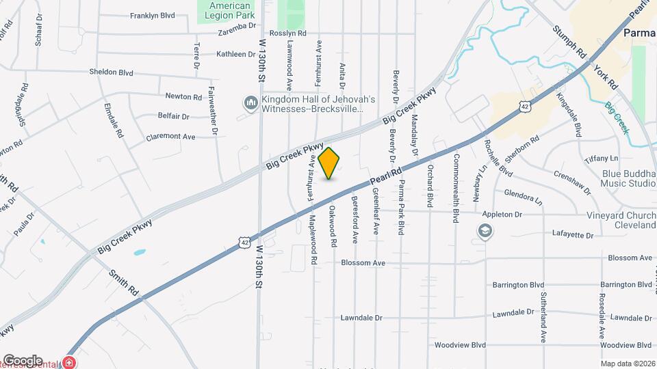 6640 Pearl Rd, Unit 604 Map and Location Details