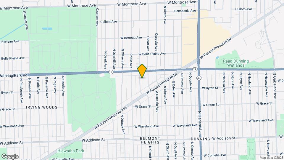 3953 N Oleander Ave Map and Location Details