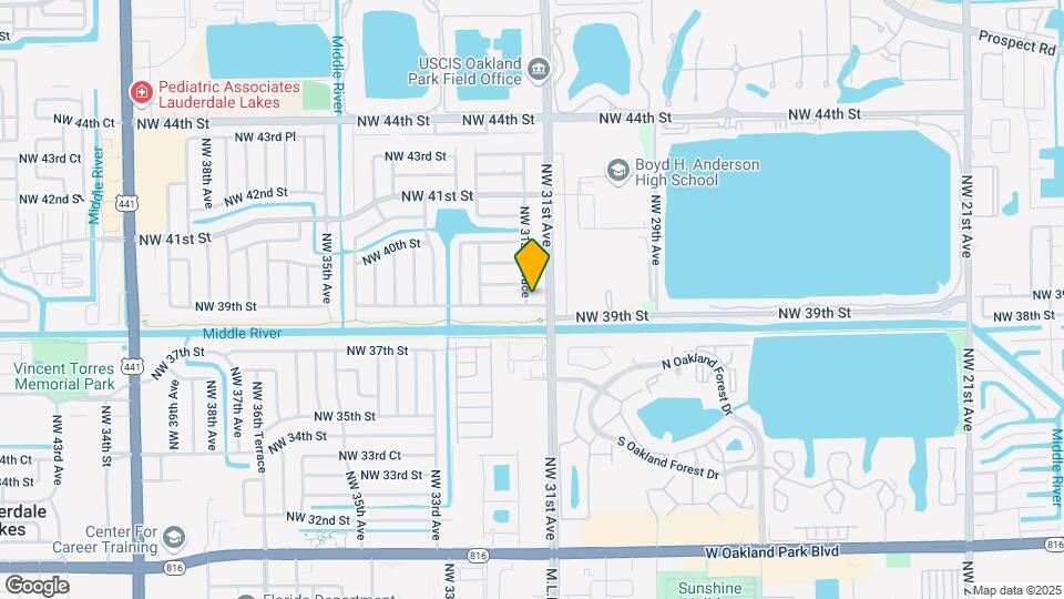 3900 NW 31st Ter Map and Location Details