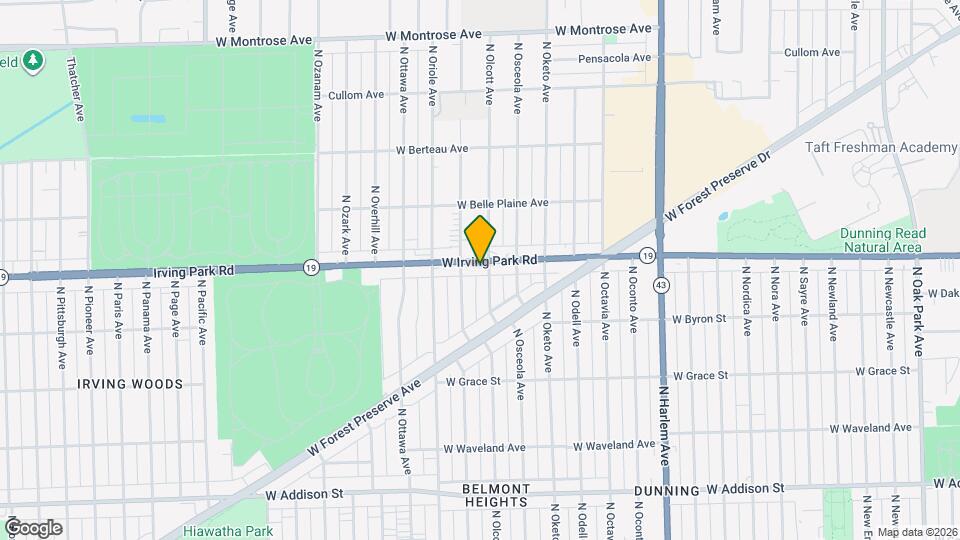 7507 W Irving Park Rd Mapa y Detalles de la Ubicación