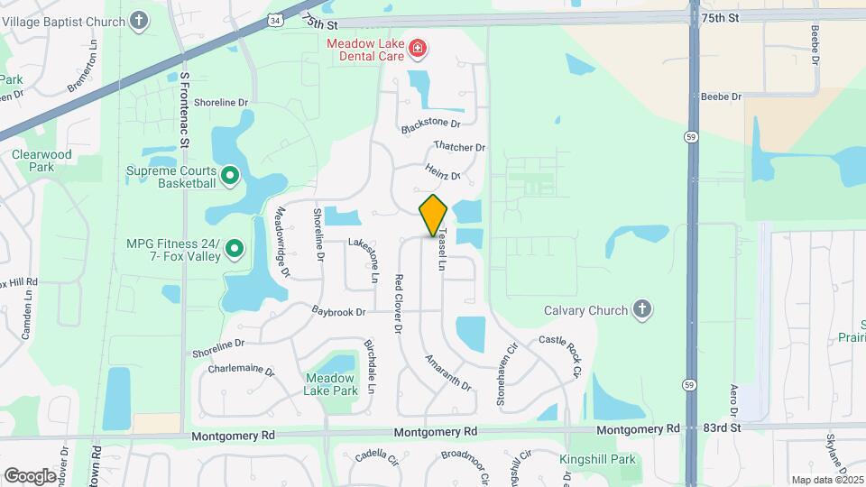 864 Red Clover Dr Map and Location Details