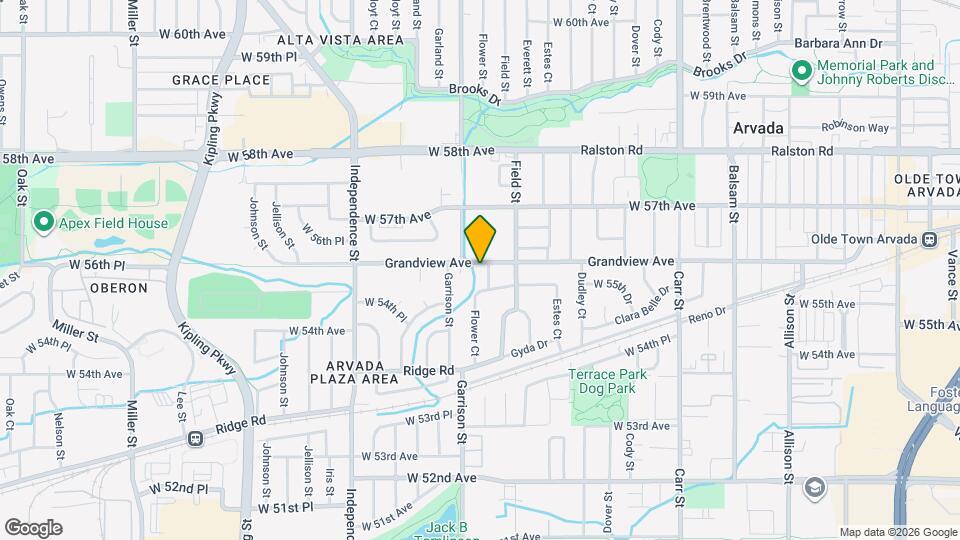 9100 Grandview Ave Map and Location Details