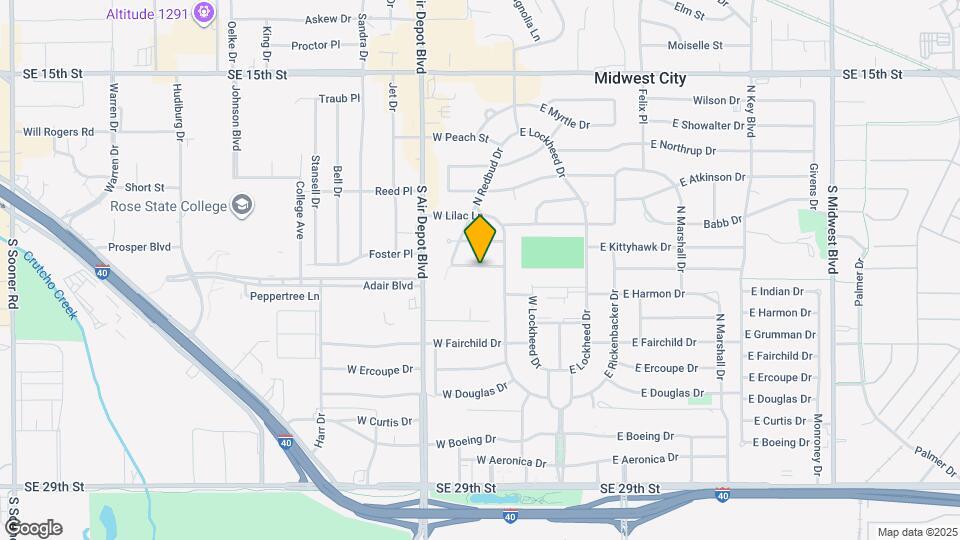 210 W Jacobs Dr Map and Location Details