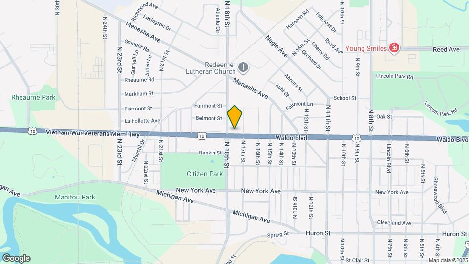 1714 Waldo Blvd Mapa y Detalles de la Ubicación