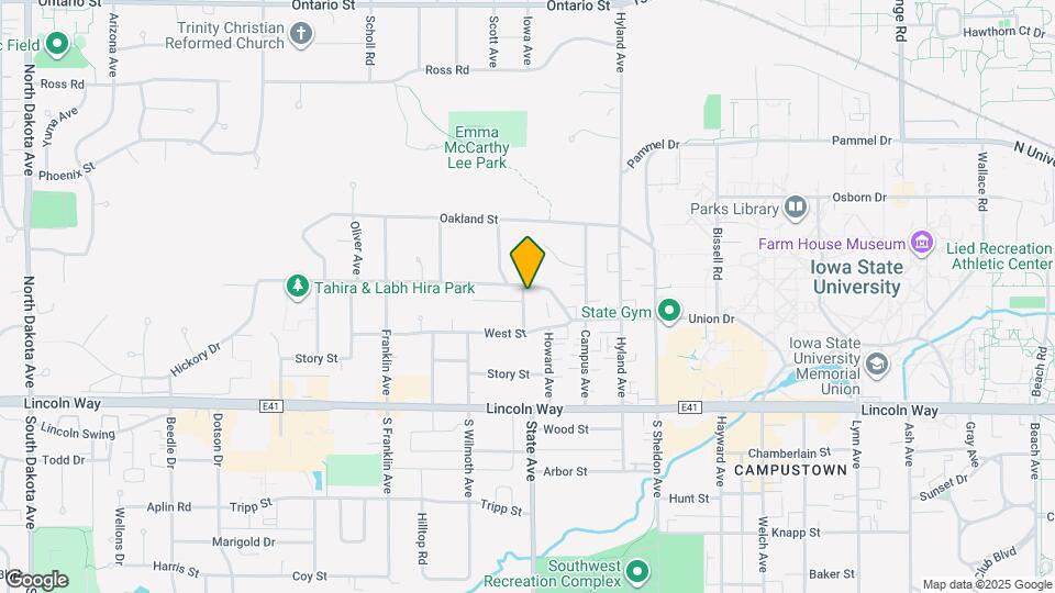 3018 Woodland St Map and Location Details