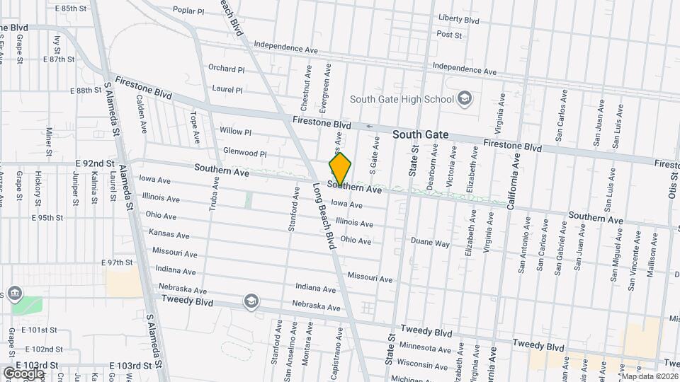 3060 Southern Ave, Unit A Mapa y Detalles de la Ubicación