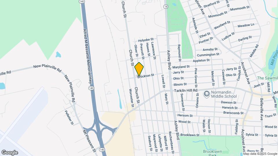 398 Brockton St Map and Location Details