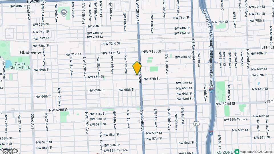 1201 NW 67th St Mapa y Detalles de la Ubicación