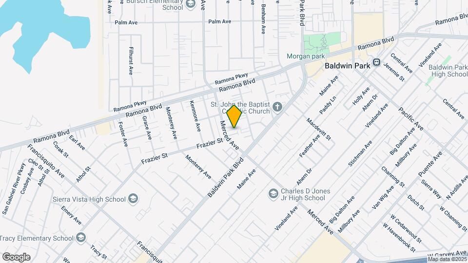 3714-3716 Merced Ave Mapa y Detalles de la Ubicación