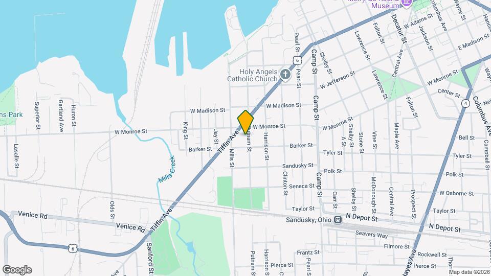 1017 Putnam St Map and Location Details