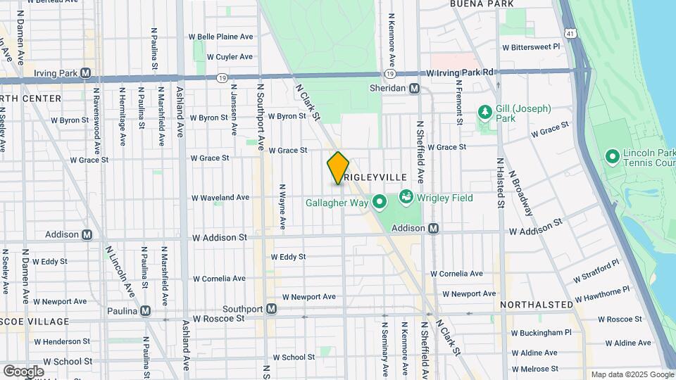 3708 N Racine Ave, Unit 2 Map and Location Details