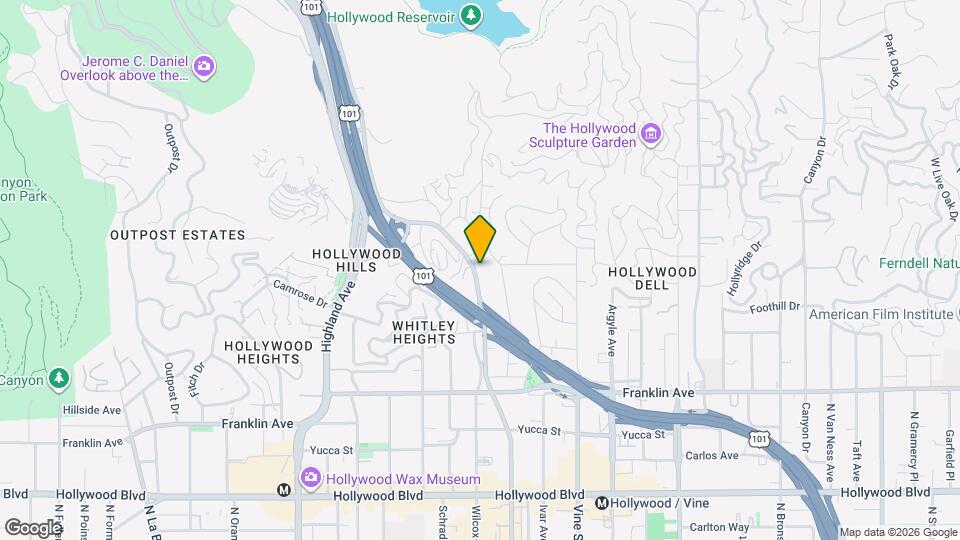 2120 N Cahuenga Blvd Map and Location Details