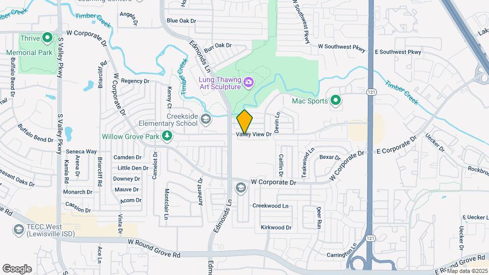 554 Valley View Dr Map and Location Details