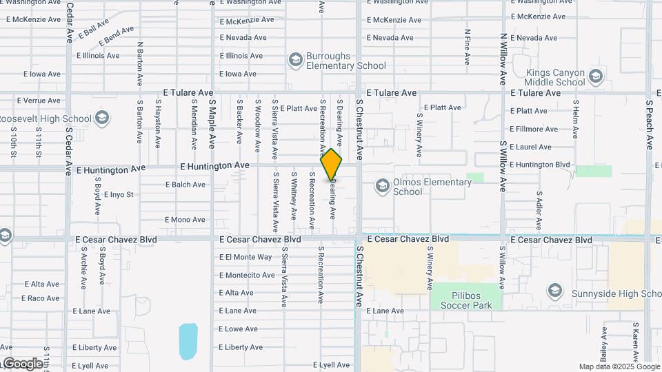 460 S Dearing Ave Map and Location Details