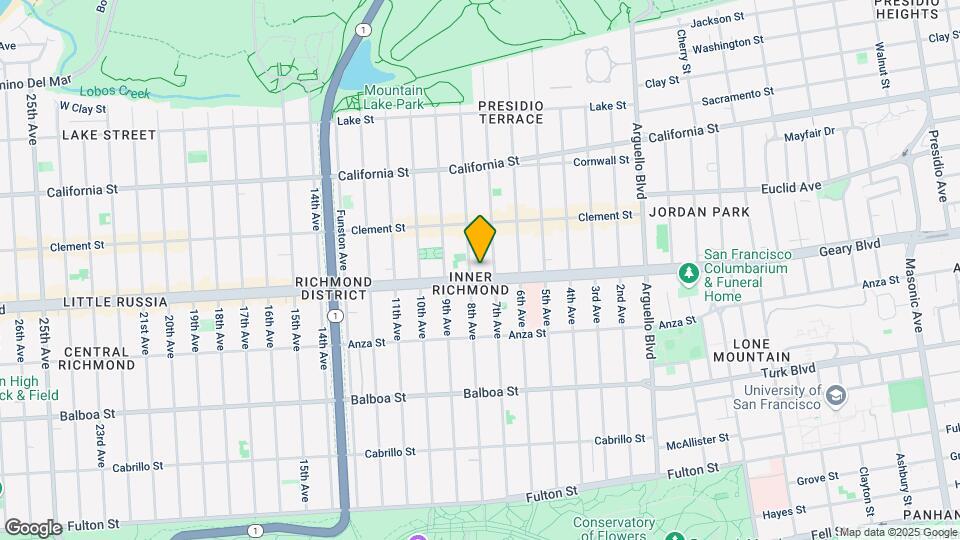 4334 Geary Blvd-Unit -3 Map and Location Details