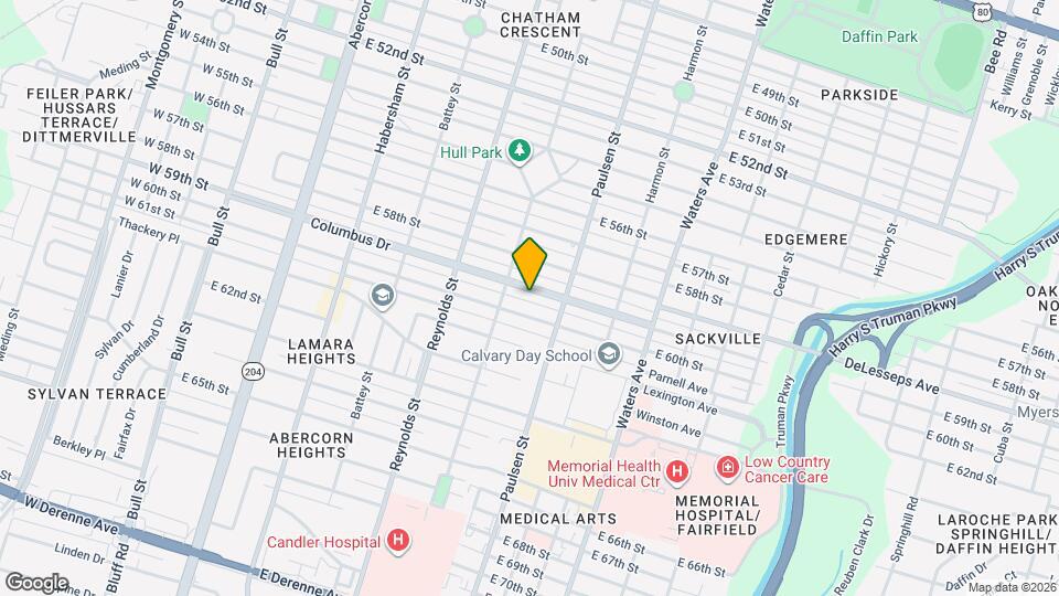 519 Columbus Dr Map and Location Details