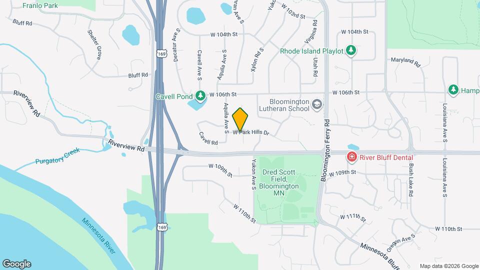 8201 W Park Hills Dr Map and Location Details