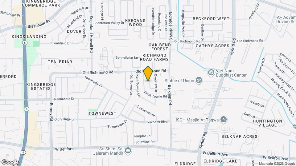 10006 Towne Tower Ln Map and Location Details