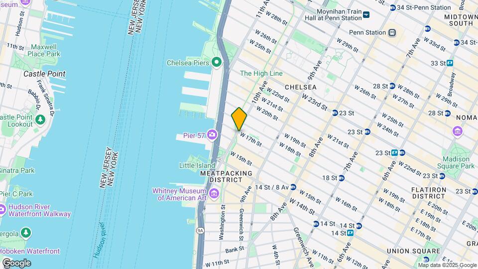 458 West 17th Street Map and Location Details