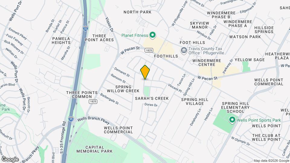 1237 Vincent Pl Map and Location Details