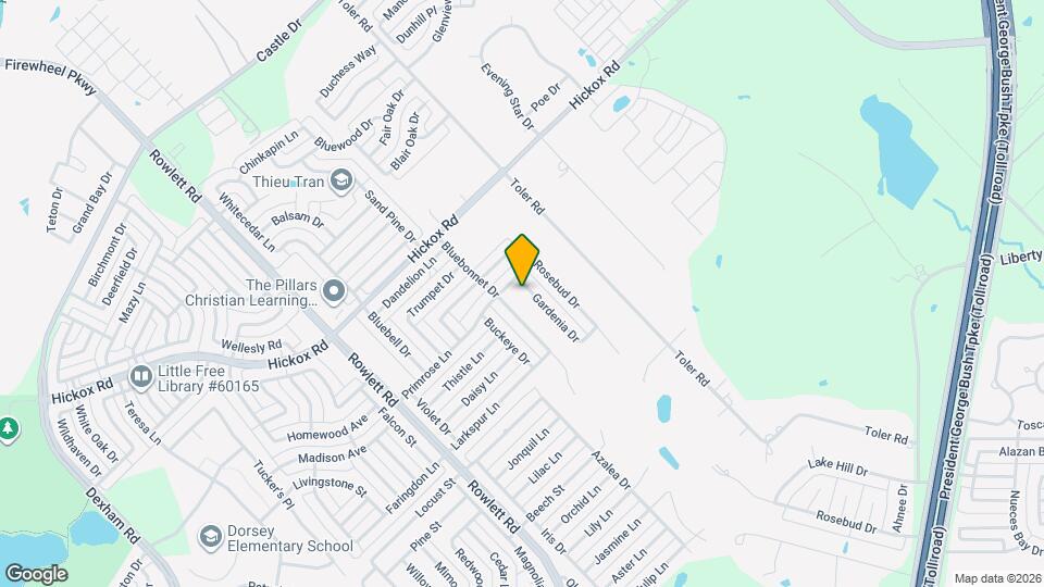 6605 Gardenia Dr Map and Location Details