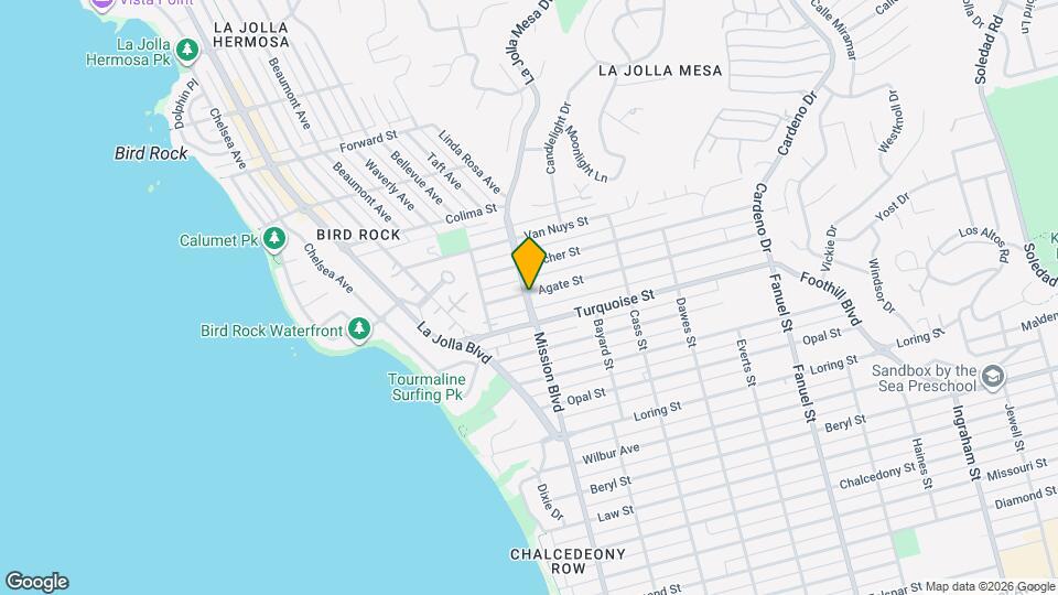 5245 La Jolla Mesa Dr Map and Location Details