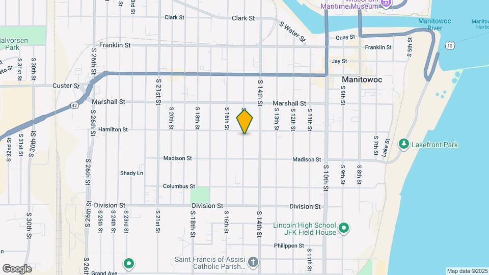 1207 S 15th St Map and Location Details