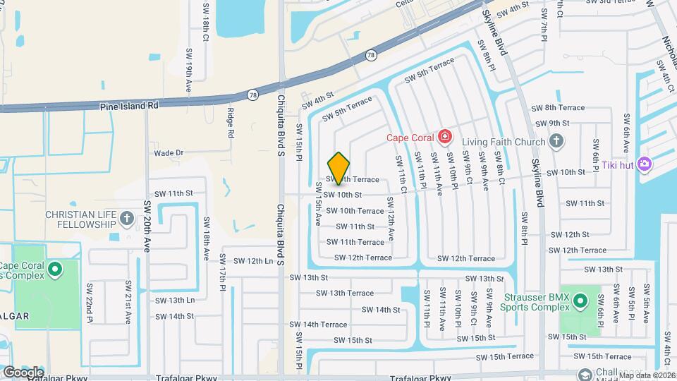 1409 SW 10th St Map and Location Details