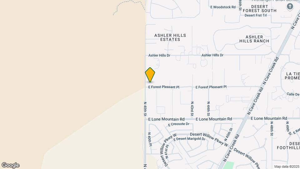 4016 E Forest Pleasant Pl Map and Location Details