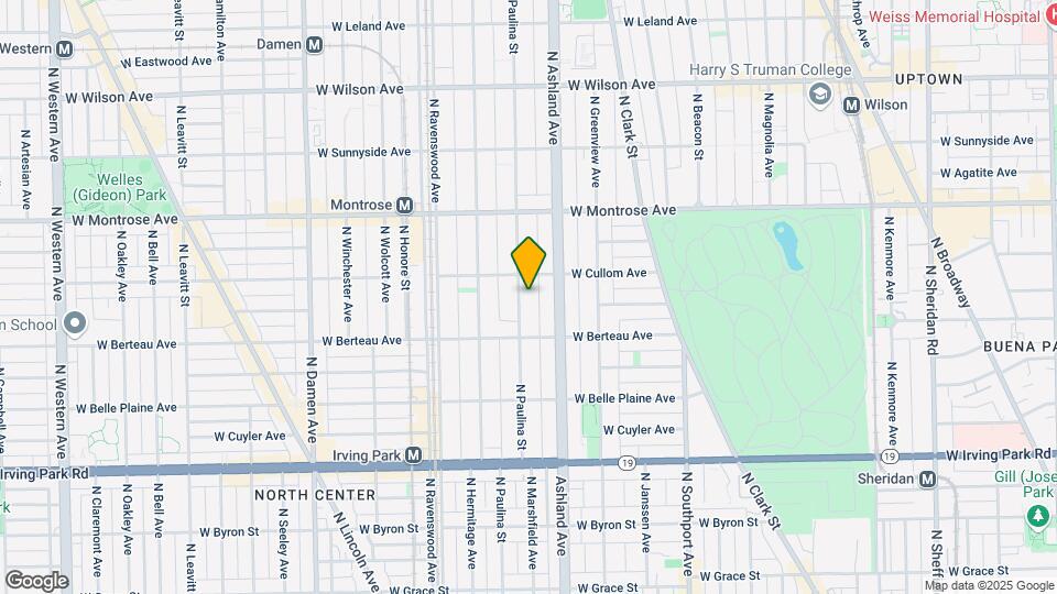 4237 N Paulina St, Unit 1W Map and Location Details