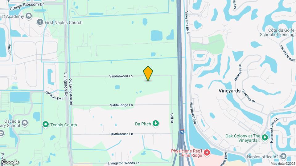 6560 Sandalwood Ln Map and Location Details