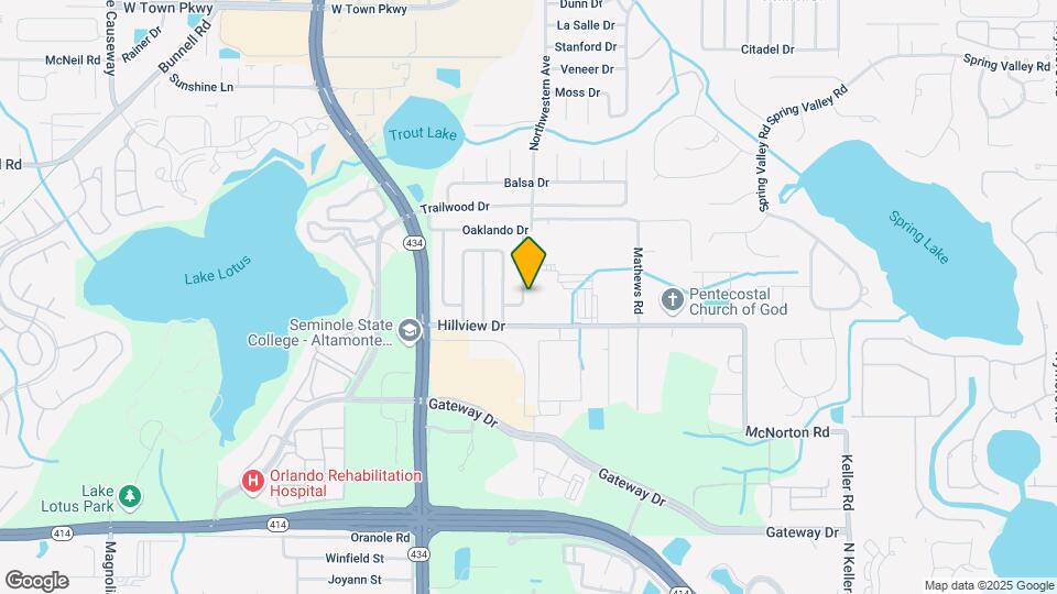 667 Encino Way Map and Location Details