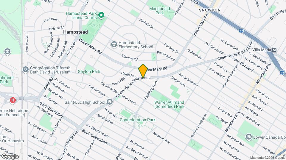 6042 De La Côte-Saint-Luc Ch Map and Location Details