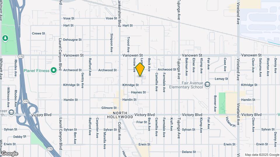 6623 Lemp Ave Map and Location Details