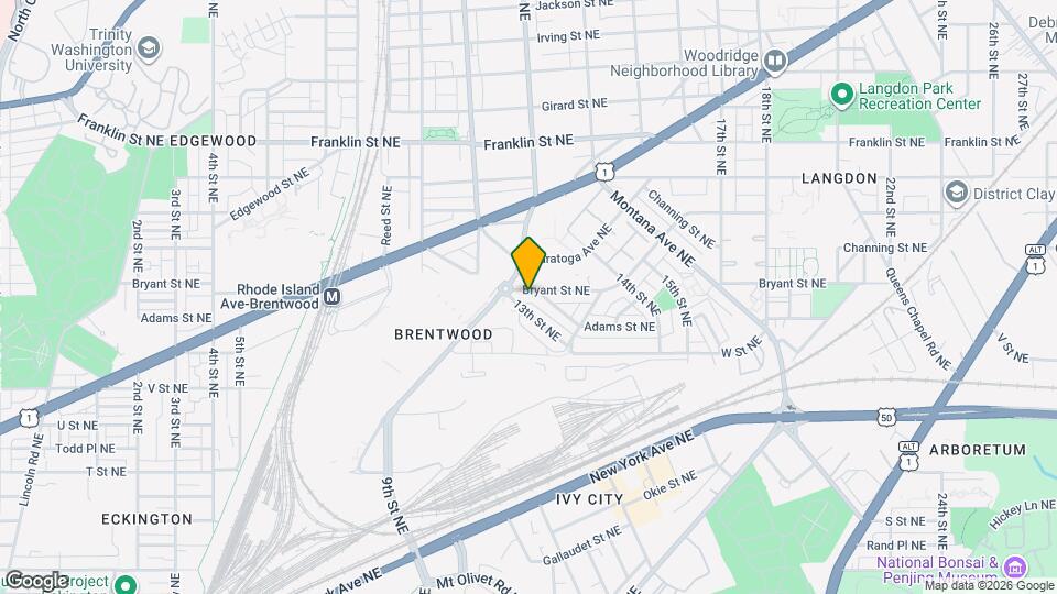 1321 Bryant St NE Map and Location Details