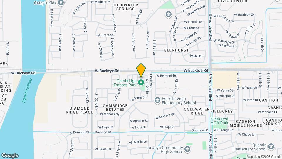 1222 S 119th Ln Map and Location Details