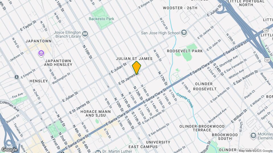 188 N 14th St Map and Location Details