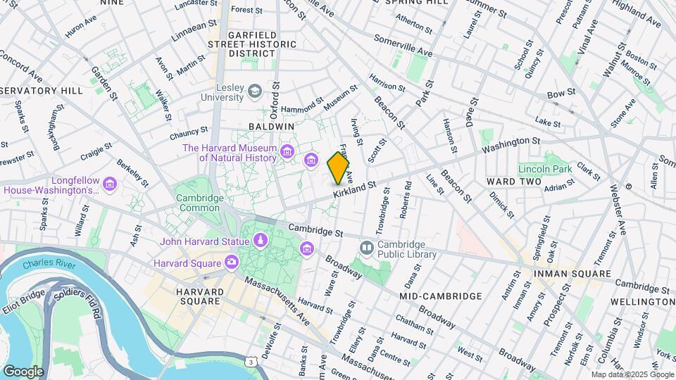 Kirkland Court/ Harvard University Housing Map and Location Details