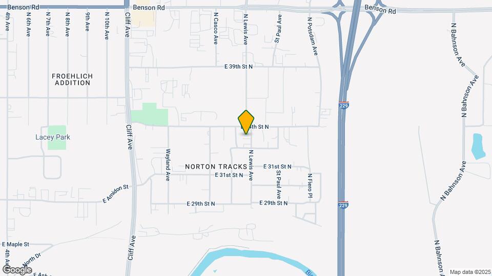 Great Upper level 1 Bedroom Apartment Map and Location Details