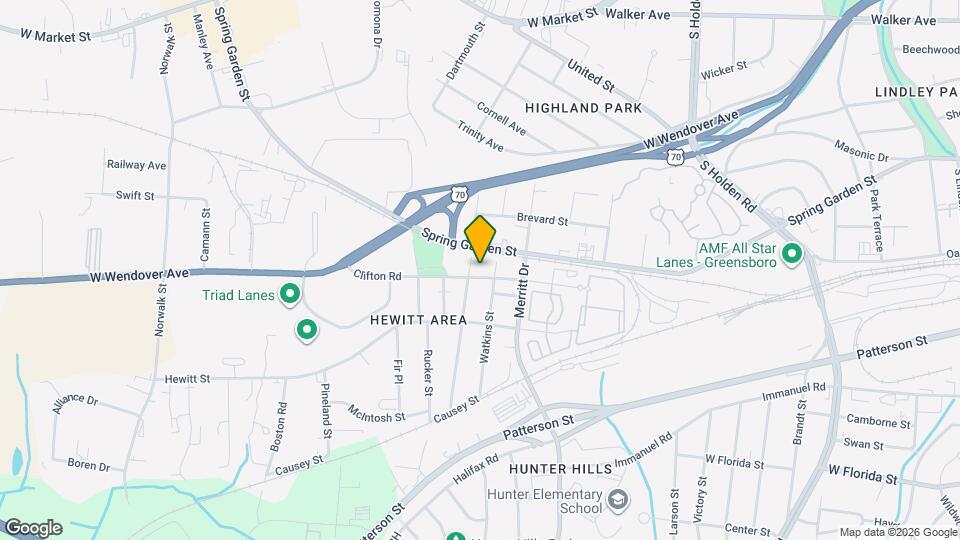 3808 Clifton Rd Map and Location Details