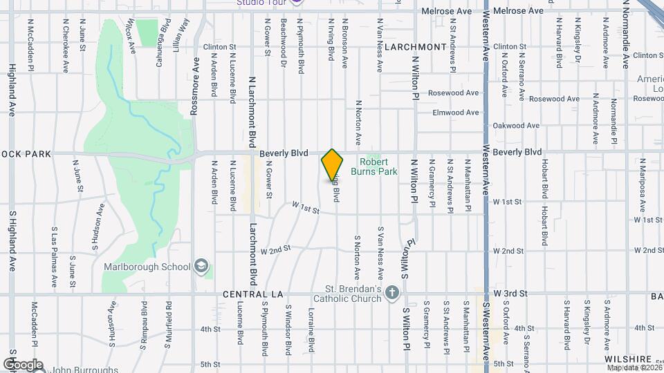 153 N Irving Blvd Map and Location Details