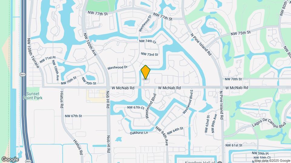 7000 NW 95th Terrace Map and Location Details