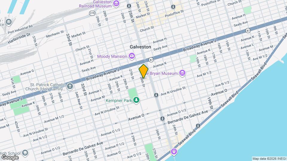 1208 26th St Map and Location Details