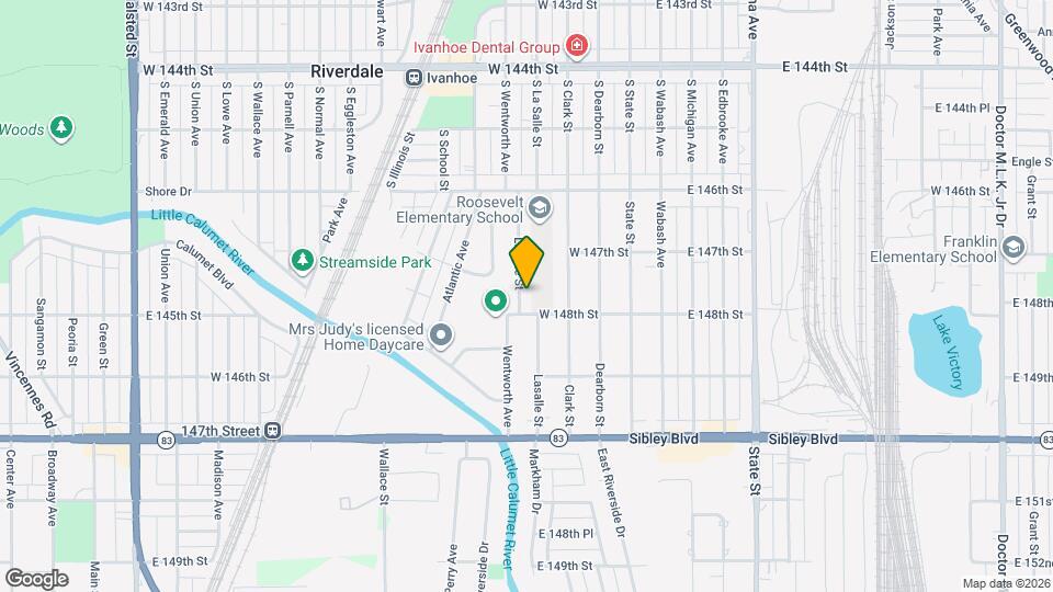 14733 Ln Salle St Map and Location Details