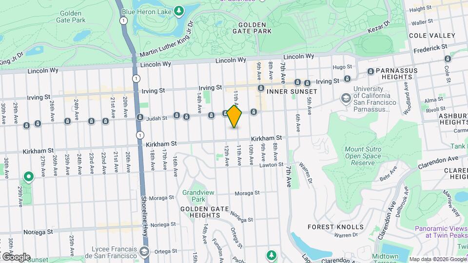 1465 11th Ave Map and Location Details