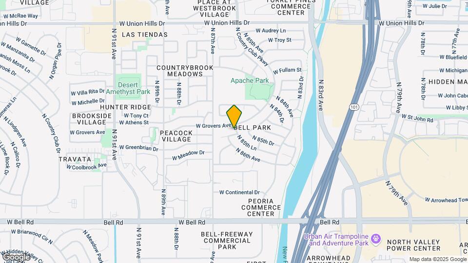 8580 W St John Rd Map and Location Details