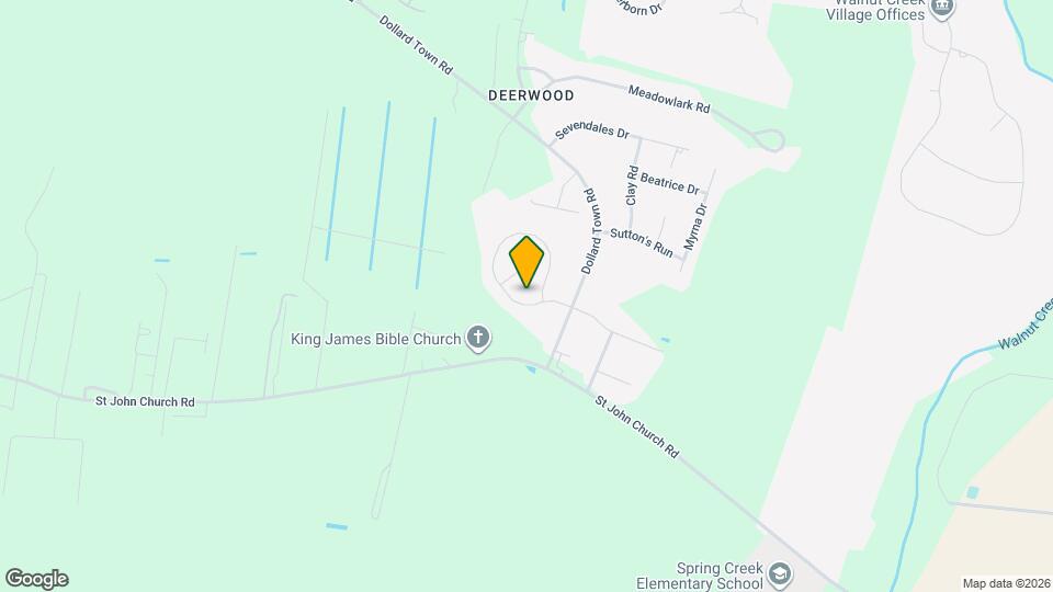 204 Stillwater Creek Dr Map and Location Details
